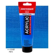 Farba akrylowa TALENS AMSTERDAM 120ml 834 - METALLIC BLUE