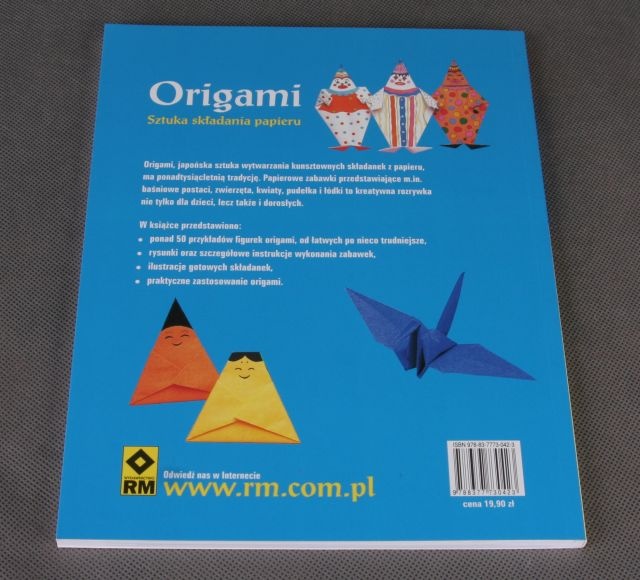 Japońska Sztuka Składania Papieru Krzyżówka ORIGAMI SZTUKA SKŁADANIA PAPIERU - RM :: ArtEquipment - Internetowy