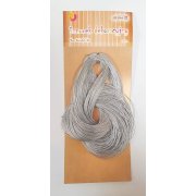 ALIGA SZNUREK DEKORACYJNY 1mm x 100m SREBRNY