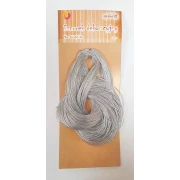 ALIGA SZNUREK DEKORACYJNY 1mm x 100m SREBRNY