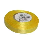 ALIGA WSTĄŻKA SATYNOWA 12mm X 32m ŻÓŁTA SŁOMKOWA