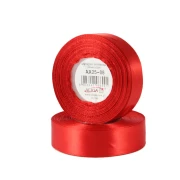 ALIGA WSTĄŻKA SATYNOWA 25mm X 32m CZERWONA