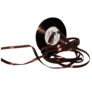 ALIGA WSTĄŻKA SATYNOWA 6mm X 32m BRĄZOWA