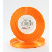 ALIGA WSTĄŻKA SATYNOWA 6mm X 32m POMARAŃCZOWA