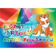 ALIGA Zeszyt kartonów kolorowych metalizowanych A3