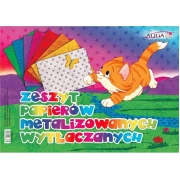 ALIGA Zeszyt papierów kolorowych metalizowanych wytłaczanych B4