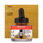 AMSTERDAM ACRYLIC INK 30 ml - DEEP GOLD