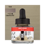 AMSTERDAM ACRYLIC INK 30 ml - PEWTER