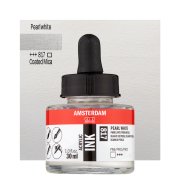 AMSTERDAM ACRYLIC INK 30 ml - PEARL WHITE