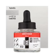 AMSTERDAM ACRYLIC INK 30 ml - PEARL WHITE