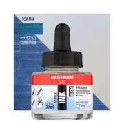 AMSTERDAM ACRYLIC INK 30 ml - PEARL BLUE