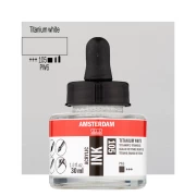 AMSTERDAM ACRYLIC INK 30 ml - TITANIUM WHITE