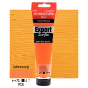 AMSTERDAM EXPERT ACRYLIC 150ml CADMIUM ORANGE 211