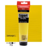 AMSTERDAM EXPERT ACRYLIC 150ml CADMIUM YELLOW LIGHT 208