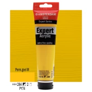 AMSTERDAM EXPERT ACRYLIC 150ml PERMANENT YELLOW MEDIUM 284