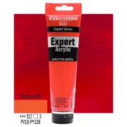 AMSTERDAM EXPERT ACRYLIC 150ml TRANSPARENT RED MEDIUM 317