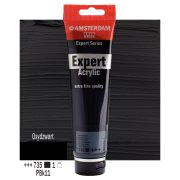 AMSTERDAM EXPERT ACRYLIC 150ml OXIDE BLACK 735