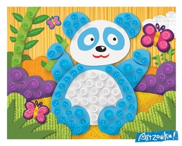 ARTZOOKA Guzikowe Mozaiki - Żółw i Panda