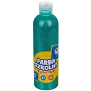ASTRA Farba plakatowa brokatowa 250 ml - zielona