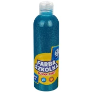 ASTRA Farba plakatowa brokatowa 250 ml - turkus
