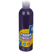 ASTRA Farba plakatowa brokatowa 250 ml - fiolet