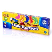ASTRA Farby plakatowe 10 kolorów po 20 ml
