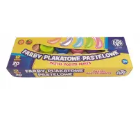 ASTRA FARBY PLAKATOWE 12 X 20 ML, PASTELOWE