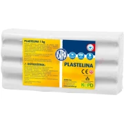 ASTRA plastelina 1 kg - biała