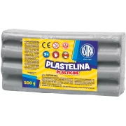 ASTRA plastelina 500 g - srebrna