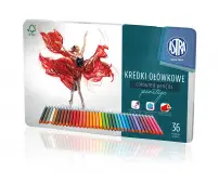 ASTRA Prestige - kredki ołówkowe trójkątne 36 kolorów