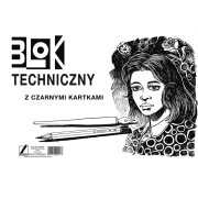 Blok techniczny A3 - czarne kartki