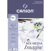 CANSON MIX MEDIA IMAGINE BLOK A5 200g 50ark