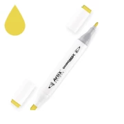 Chromax Marker z podwójną końcówką 35 Lemon Yellow