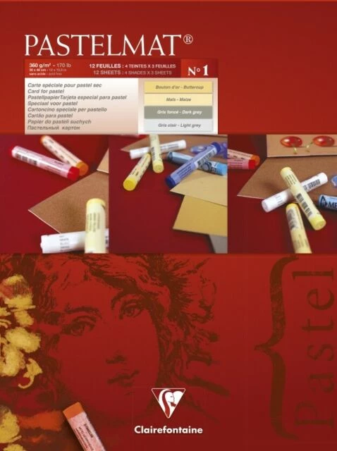 CLAIFONTANE BLOK PASTELMAT 30X40 360G/12ARK NR.1