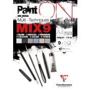 CLAIRFONTAINE PAINT ON MIX9 A4 250G