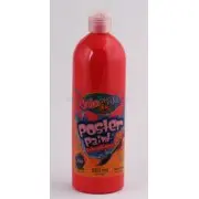 COLORINO Farba plakatowa 500 ml - czerwona