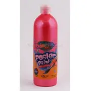 COLORINO Farba plakatowa 500 ml - metaliczna różowa