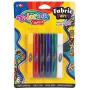 COLORINO Farby do tkanin 6 x 10,5 ml