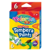 COLORINO Farby tempery w tubkach 6x12 ml