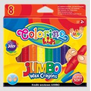 COLORINO - Jumbo Mini świecowe 8 kolorów
