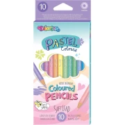 COLORINO Kredki ołówkowe 10 kolorów pastelowe