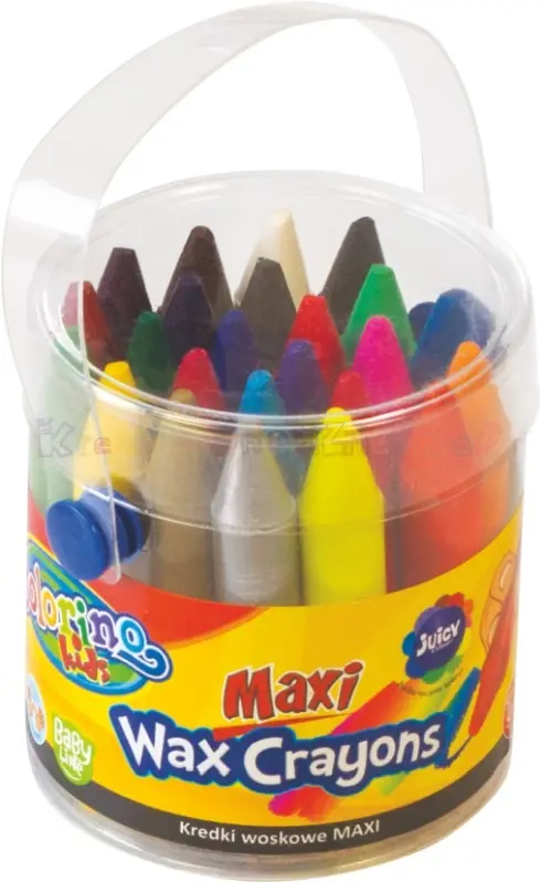COLORINO - Maxi Kredki świecowe 24 kolory