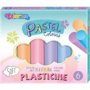 COLORINO Plastelina pastelowa 6 kolorów