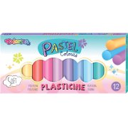 COLORINO Plastelina pastelowa 12 kolorów