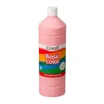 CREALL BASIC COLOR - farba plakatowa 1l - różowa