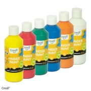 Zestaw farb do malowania palcami CREALL FINGERPAINT 6x250ml 