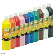Zestaw farb do malowania palcami CREALL FINGERPAINT 10x750ml 