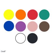 Zestaw farb do malowania palcami CREALL FINGERPAINT 10x750ml 
