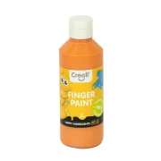 CREALL Fingerpaint farba do malowania palcami  250ml - POMARAŃCZOWA - bez konserwantów
