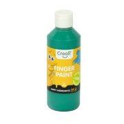 CREALL Fingerpaint farba do malowania palcami  250ml - ZIELONA - bez konserwantów